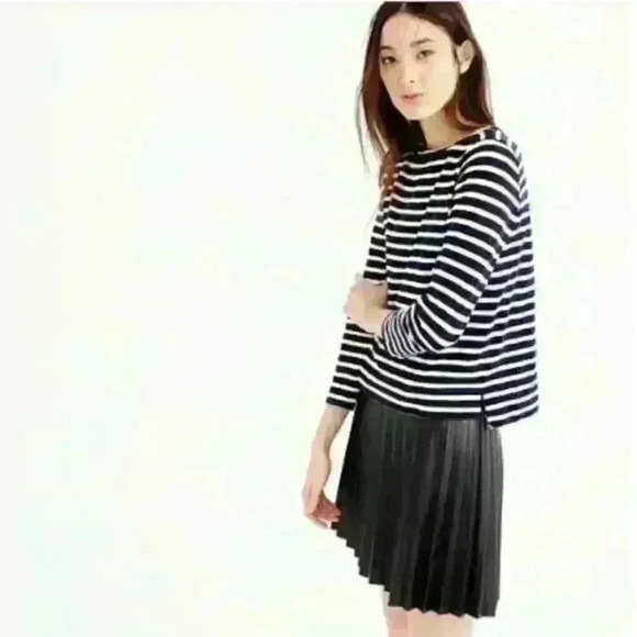 J. Crew Boatneck Stripped long sleeve - Picture 1 of 6